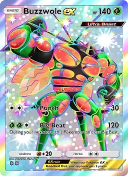 Buzzwole ex 098 Chama Carmesim