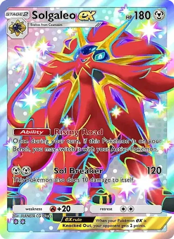 Solgaleo ex 101/69 Chama Carmesim