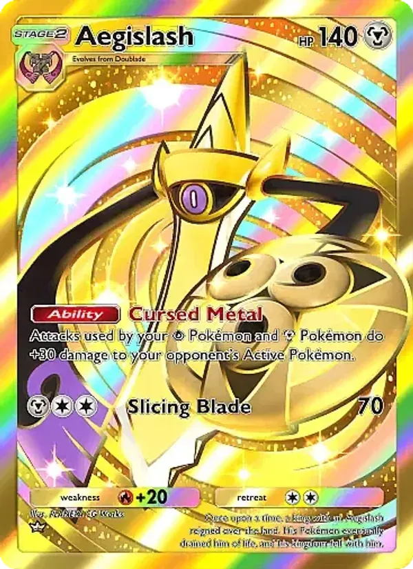 Aegislash 102/69 Chama Carmesim