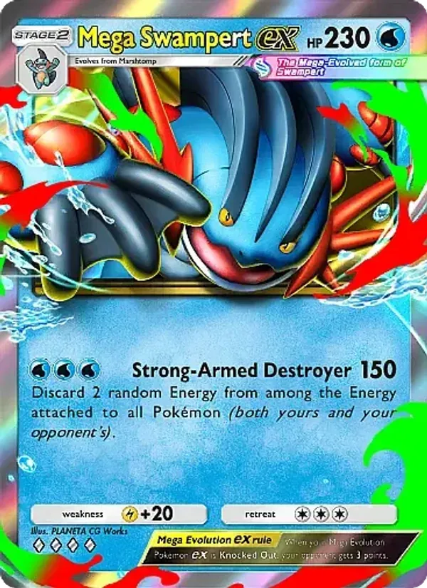 Mega Swampert ex 036/155 Desfile Onírico