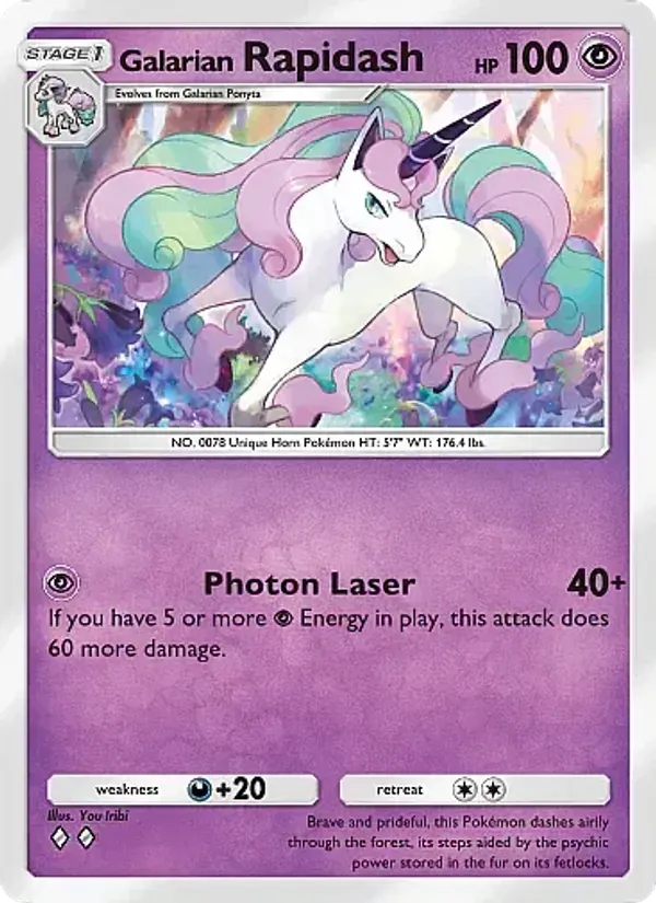 Galarian Rapidash 059/155 Desfile Onírico