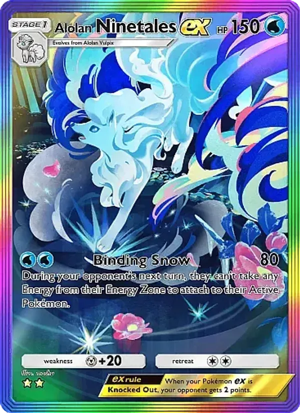 Alolan Ninetales ex 196/155 Desfile Onírico