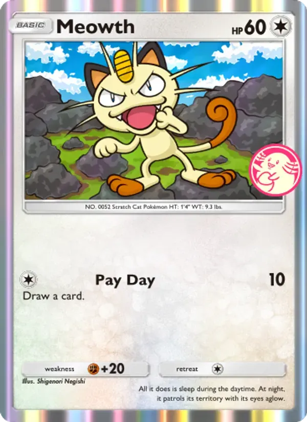 Meowth 012/0 Promo-A