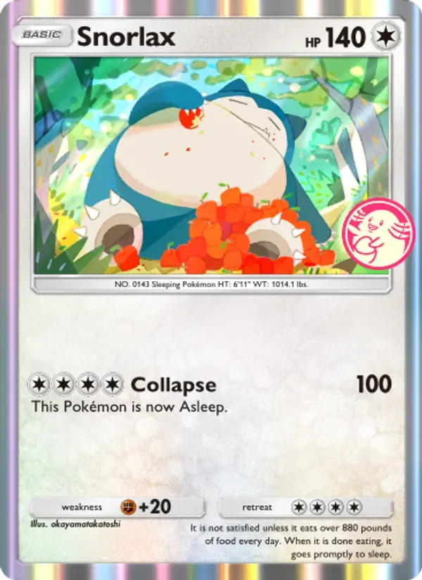 Snorlax 049/0 Promo-A