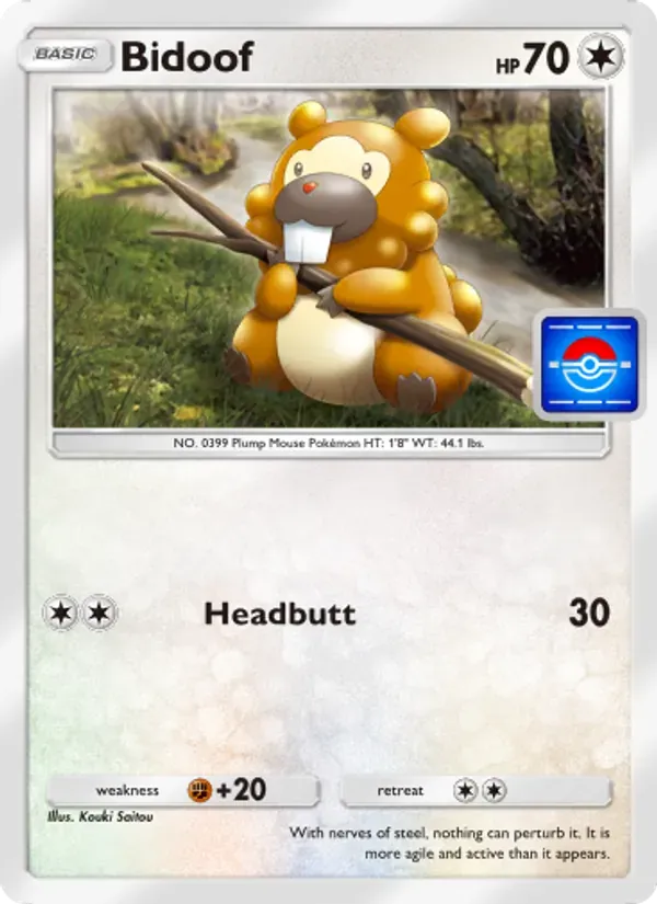 Bidoof 057/0 Promo-A