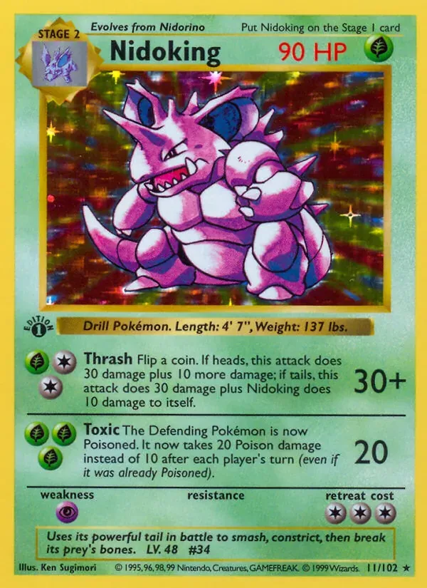 Nidoking 11/102 Coleção Básica