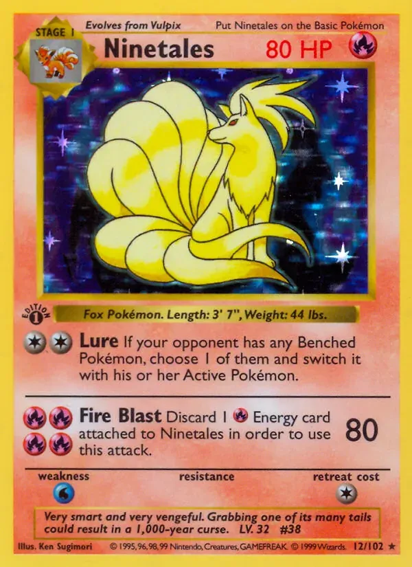 Ninetales 12/102 Coleção Básica