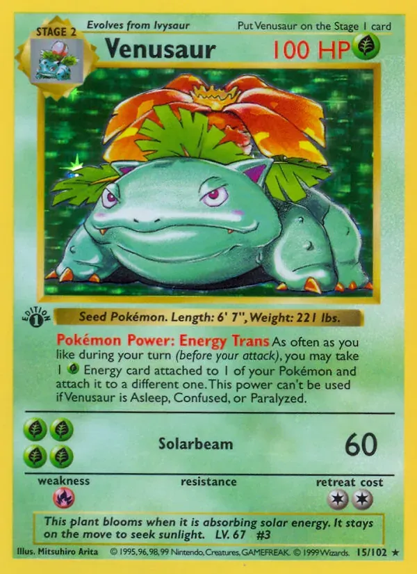 Venusaur 15/102 Coleção Básica