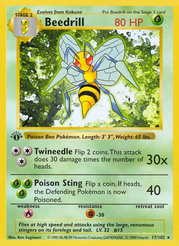 Beedrill 17/102 Coleção Básica