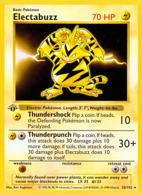 Electabuzz 20/102