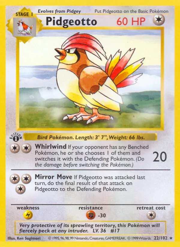 Pidgeotto 22/102 Coleção Básica