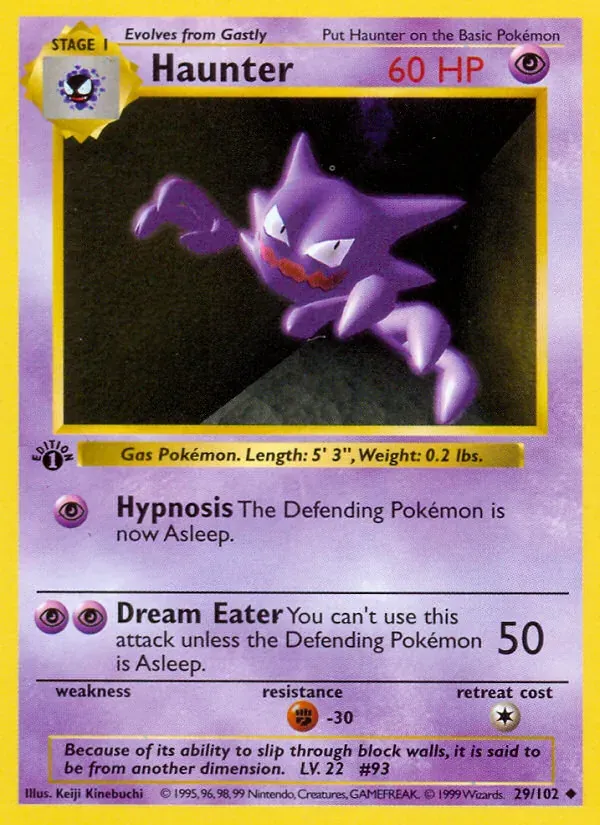 Haunter 29/102 Coleção Básica