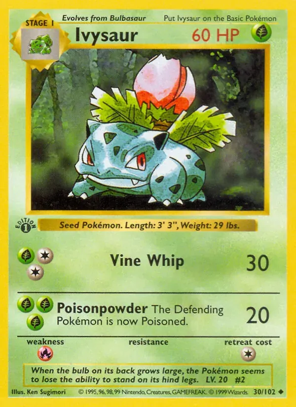 Ivysaur 30/102 Coleção Básica
