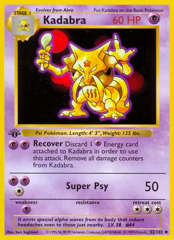 Kadabra 32/102 Coleção Básica