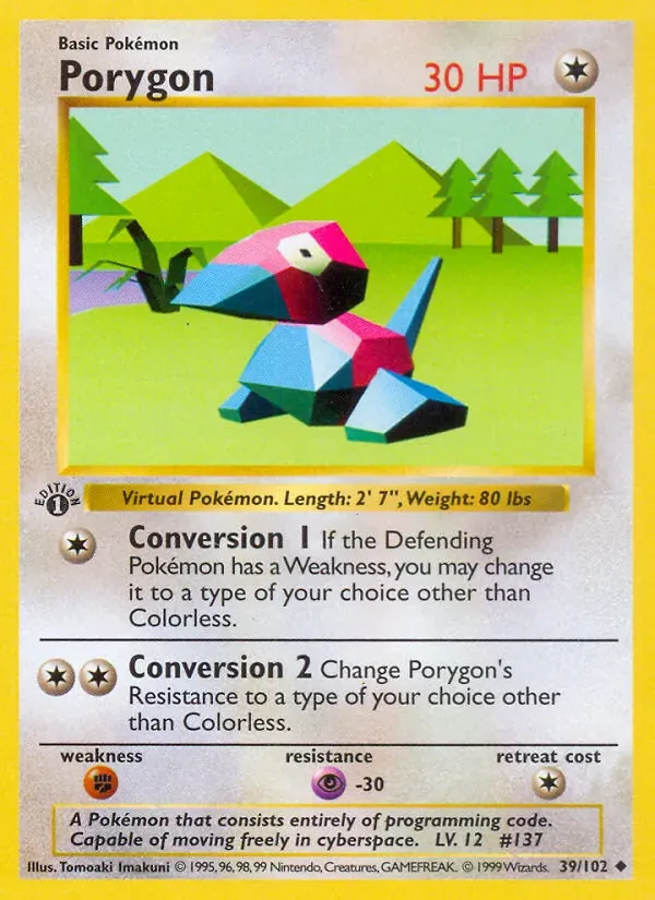 Porygon 39/102 Coleção Básica