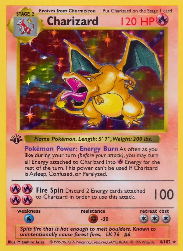 Charizard 4/102 Coleção Básica