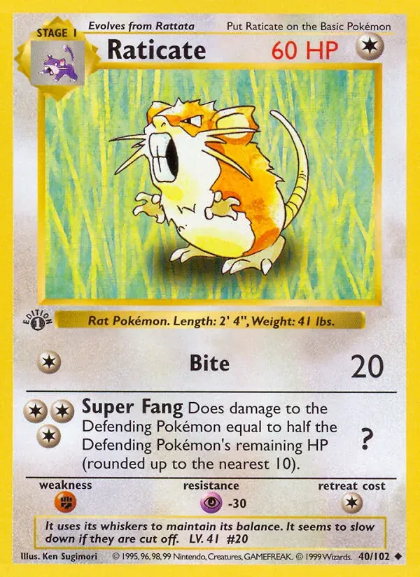 Raticate 40/102 Coleção Básica