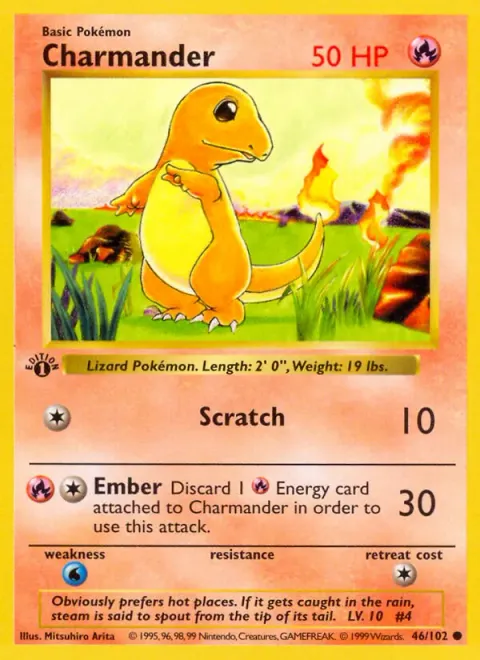 Charmander 46/102