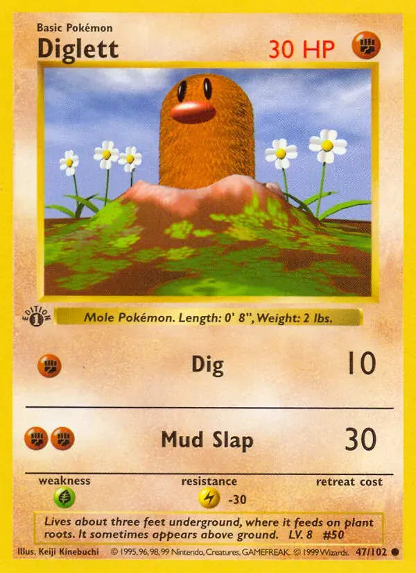 Diglett 47/102 Coleção Básica