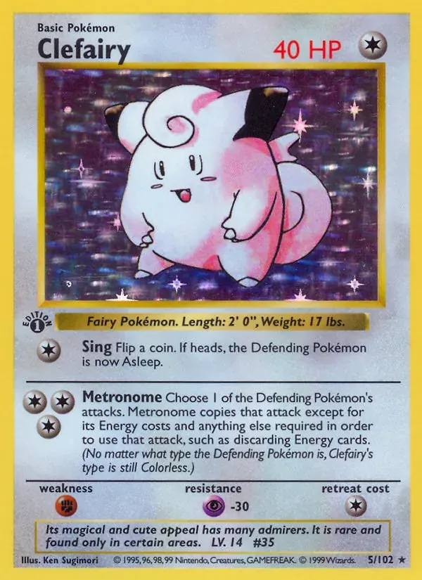 Clefairy 5/102 Coleção Básica