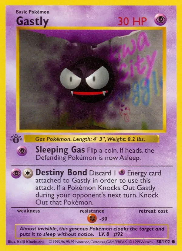 Gastly 50/102 Coleção Básica