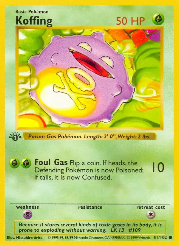 Koffing 51/102 Coleção Básica