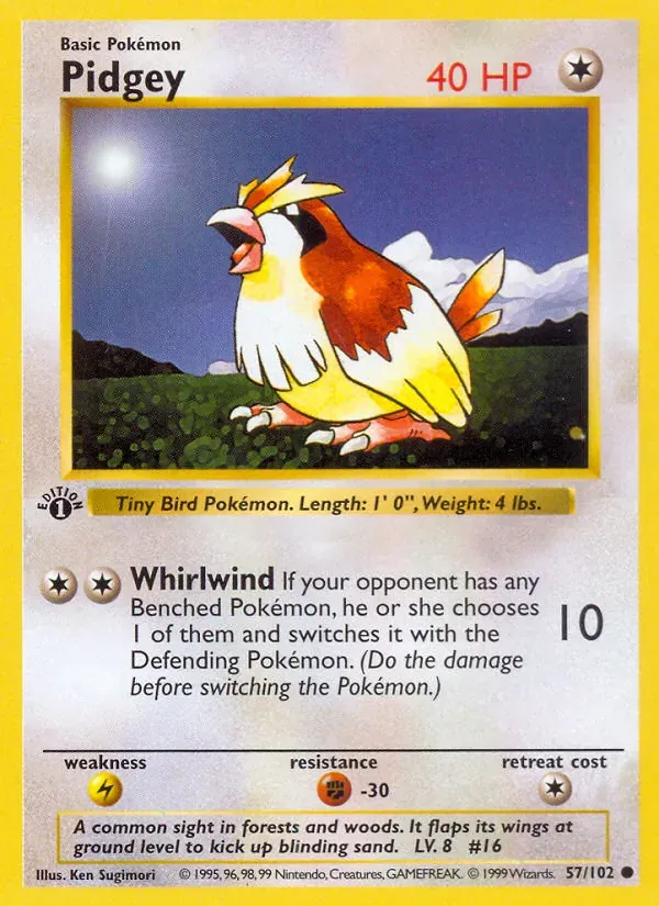 Pidgey 57/102 Coleção Básica