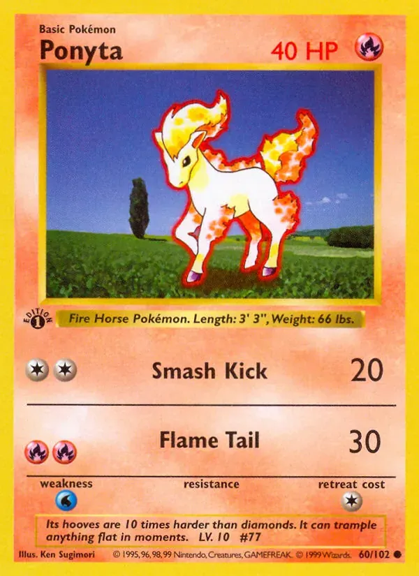 Ponyta 60/102 Coleção Básica