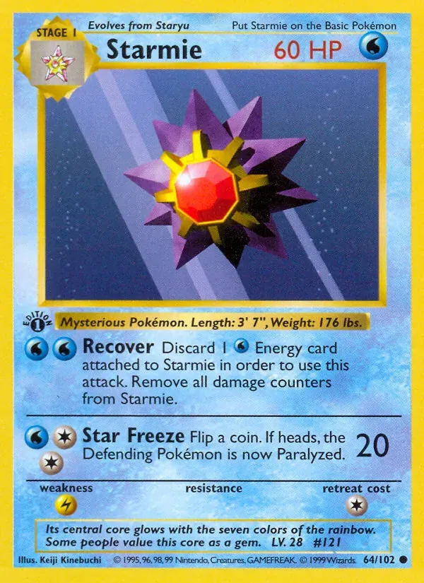 Starmie 64/102 Coleção Básica