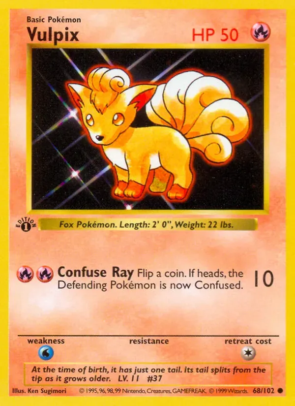 Vulpix 68/102 Coleção Básica