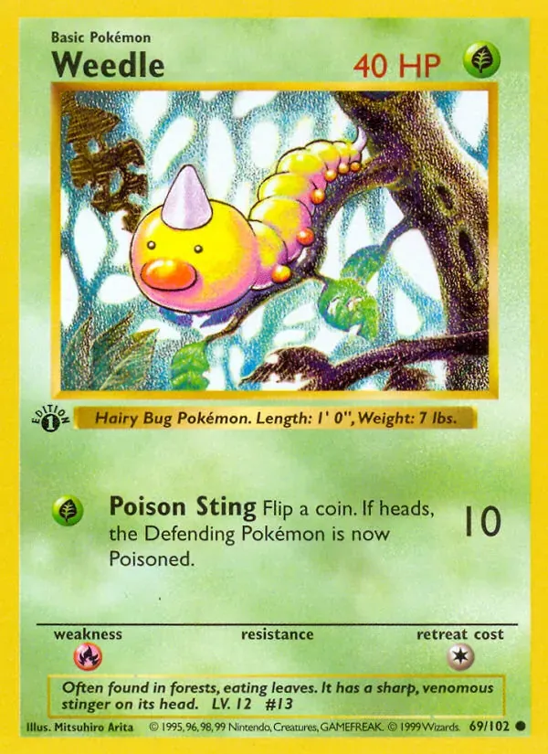 Weedle 69/102 Coleção Básica