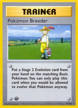 Pokémon Breeder 76 Coleção Básica