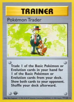 Pokémon Trader 77 Coleção Básica
