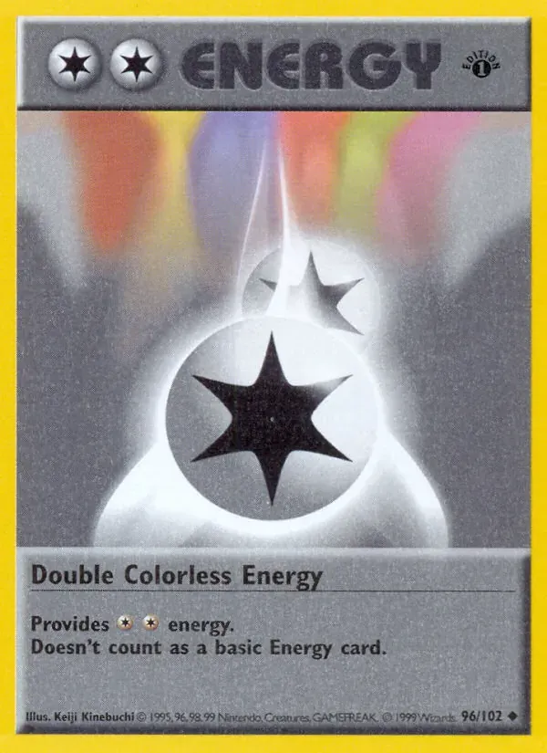 Double Colorless Energy 96/102 Coleção Básica