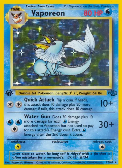 Vaporeon 12/64