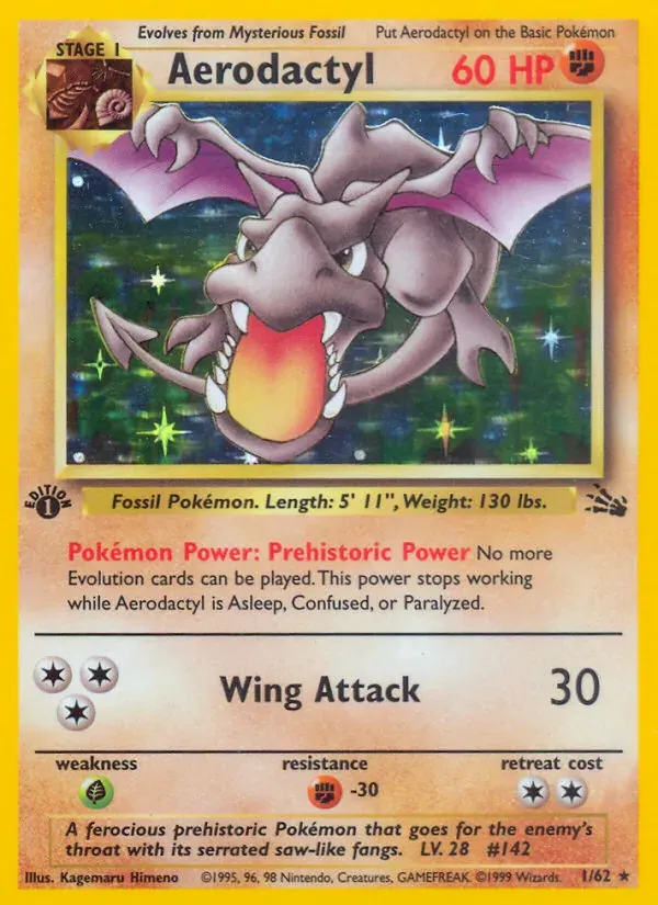 Aerodactyl 1/62 Fóssil