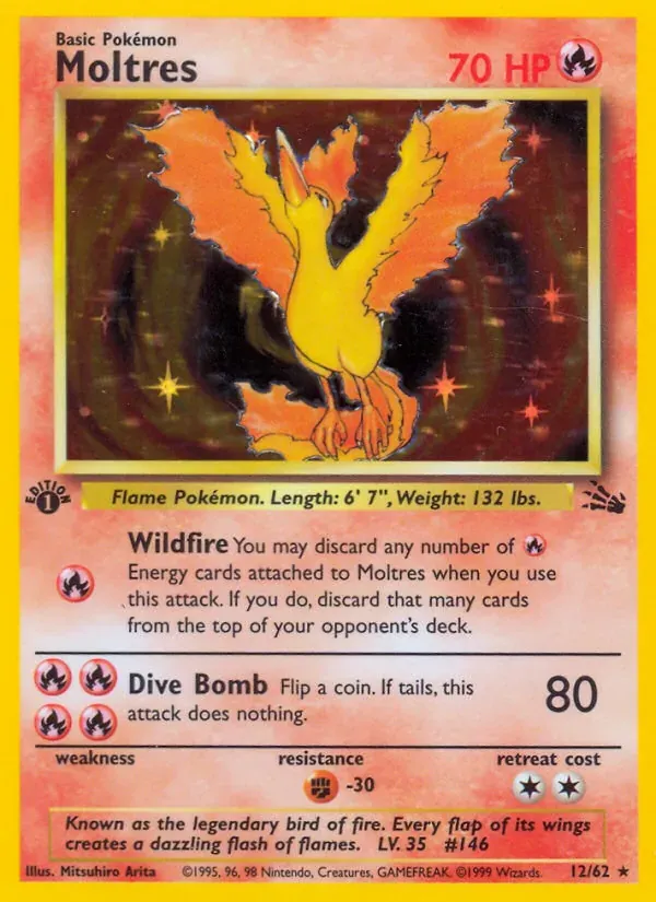 Moltres 12/62 Fóssil