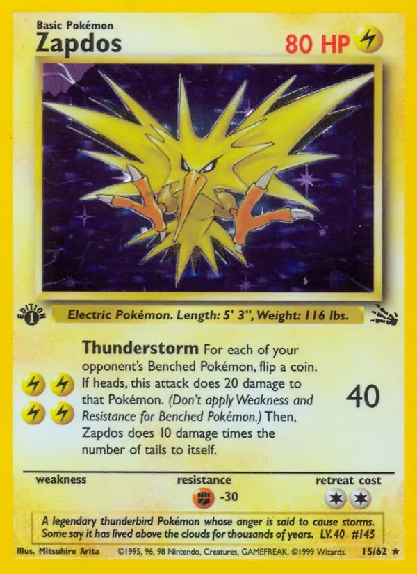Zapdos 15/62 Fóssil