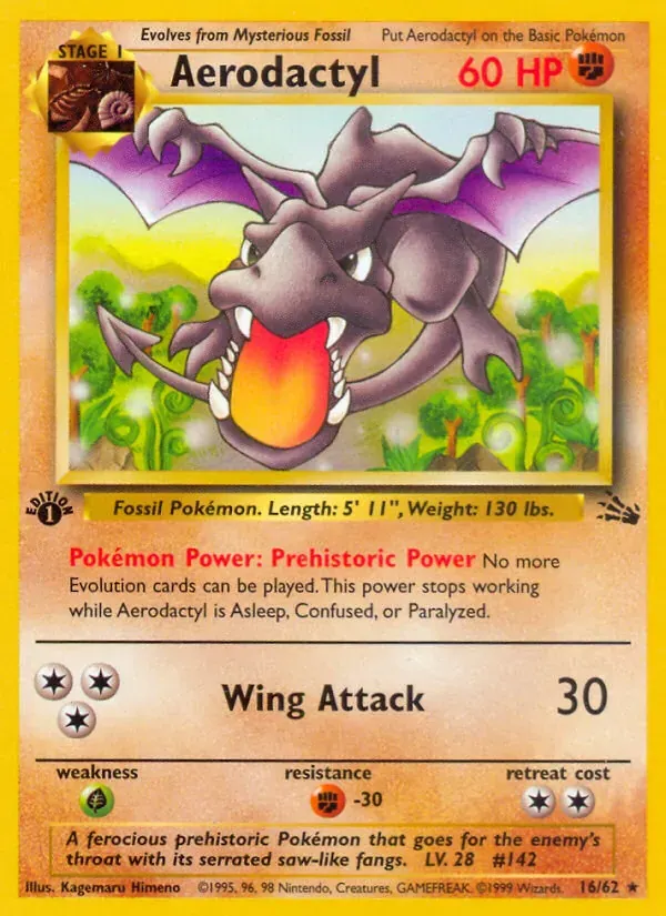 Aerodactyl 16/62 Fóssil