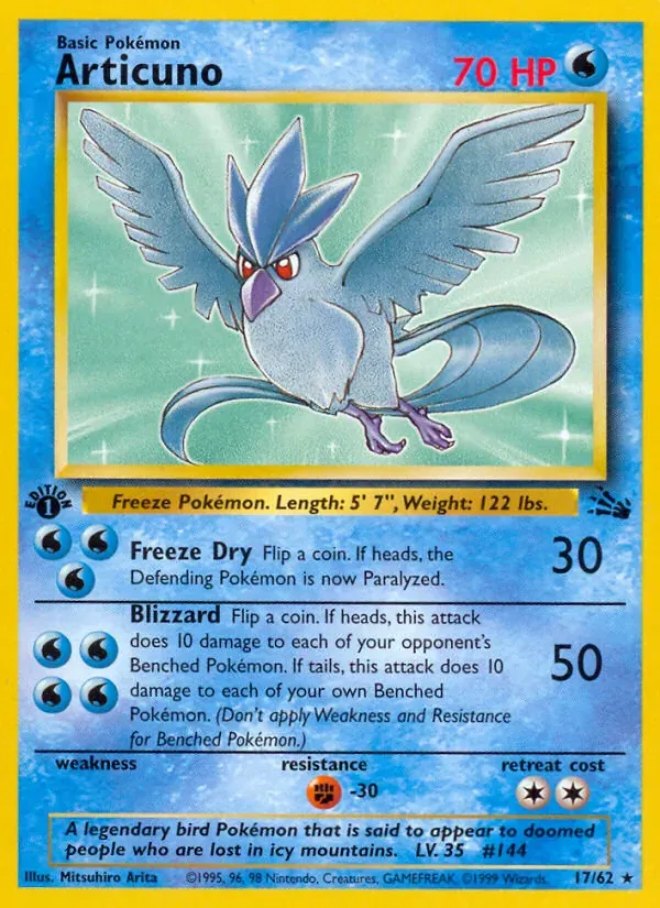 Articuno 17/62 Fóssil