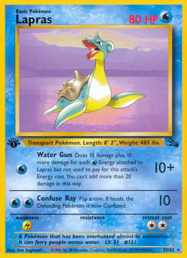 Lapras 25/62 Fóssil