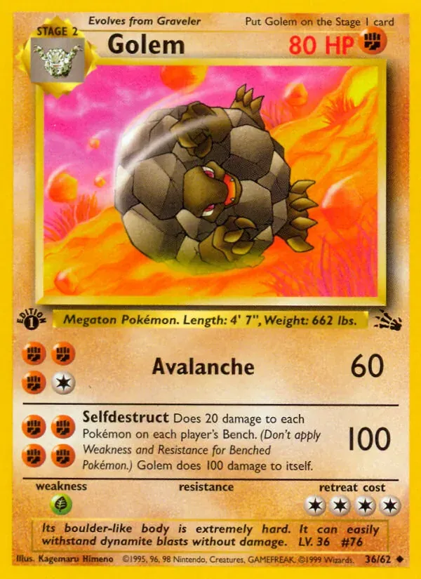 Golem 36/62 Fóssil