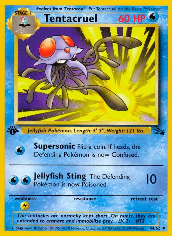 Tentacruel 44/62 Fóssil