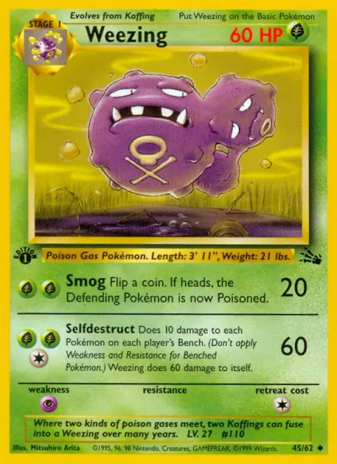 Weezing 45/62