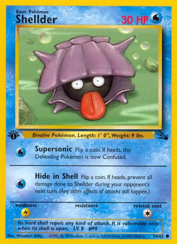 Shellder 54/62 Fóssil
