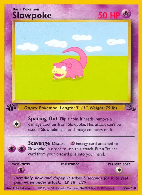 Slowpoke 55/62 Fóssil