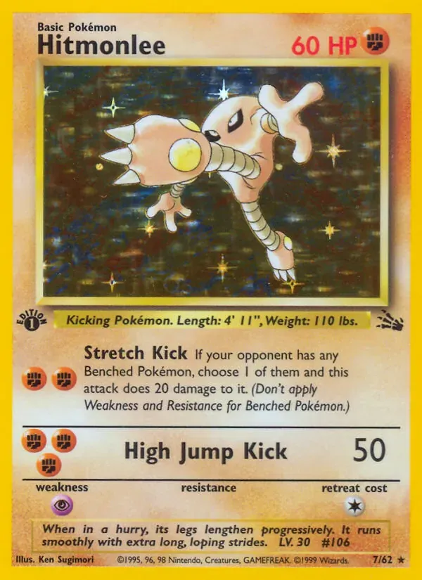 Hitmonlee 7/62 Fóssil