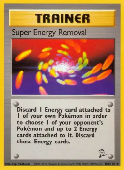 Super Energy Removal 108 Base Set 2