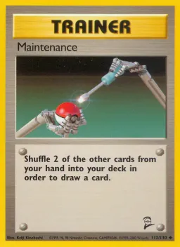 Maintenance 112 Base Set 2