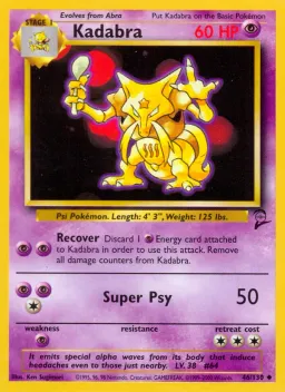 Kadabra 46 Base Set 2